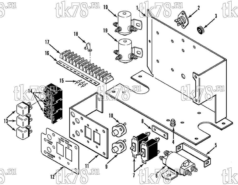 Каталог запчастей для Thermo King  CONTROL PANEL ASSEMBLY