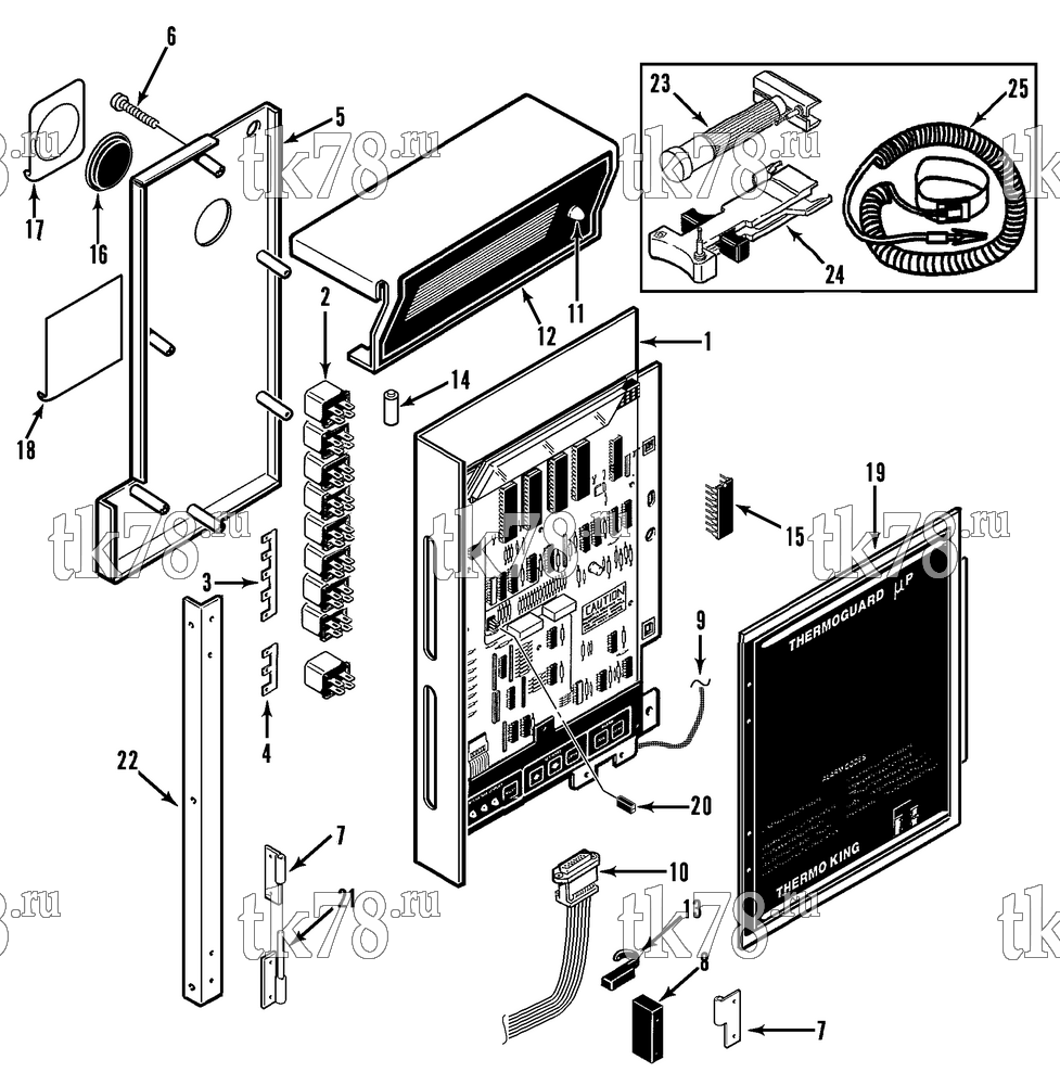Каталог запчастей для Thermo King  MICROPROCESSOR CONTROLLER