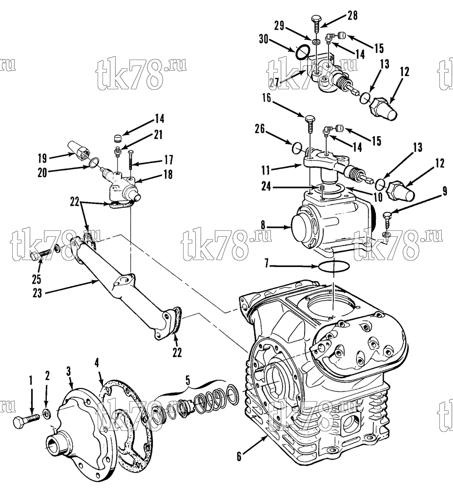 Каталог запчастей для Thermo King RD-I SSIV COMPRESSOR GROUP
