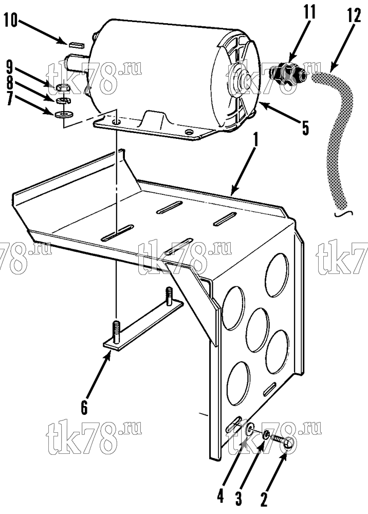 Каталог запчастей для Thermo King  FAN MOTOR GROUP