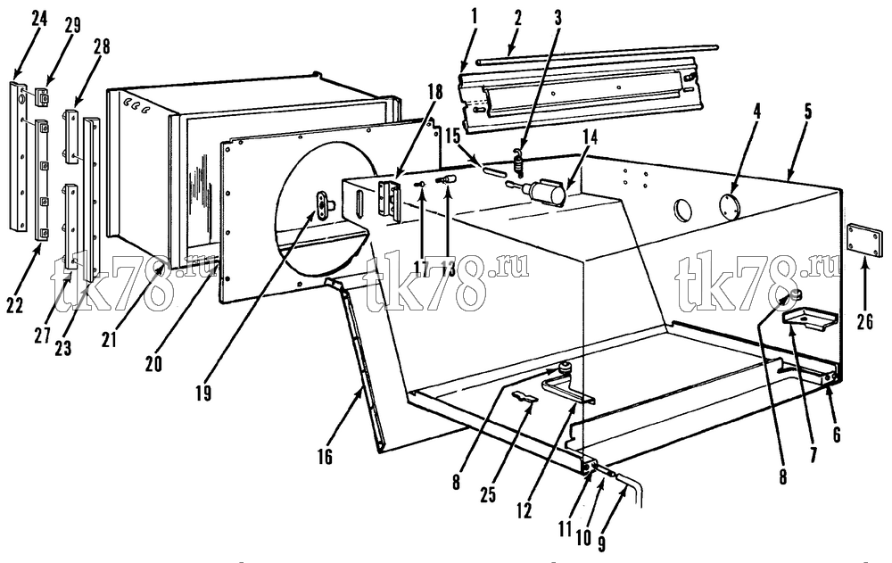 Каталог запчастей для Thermo King  EVAPORATOR GROUP