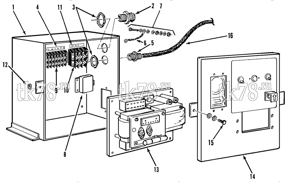Каталог запчастей для Thermo King CG-II M323A CONTROL BOX