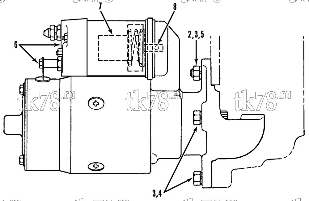 Каталог запчастей для Thermo King  STARTER GROUP
