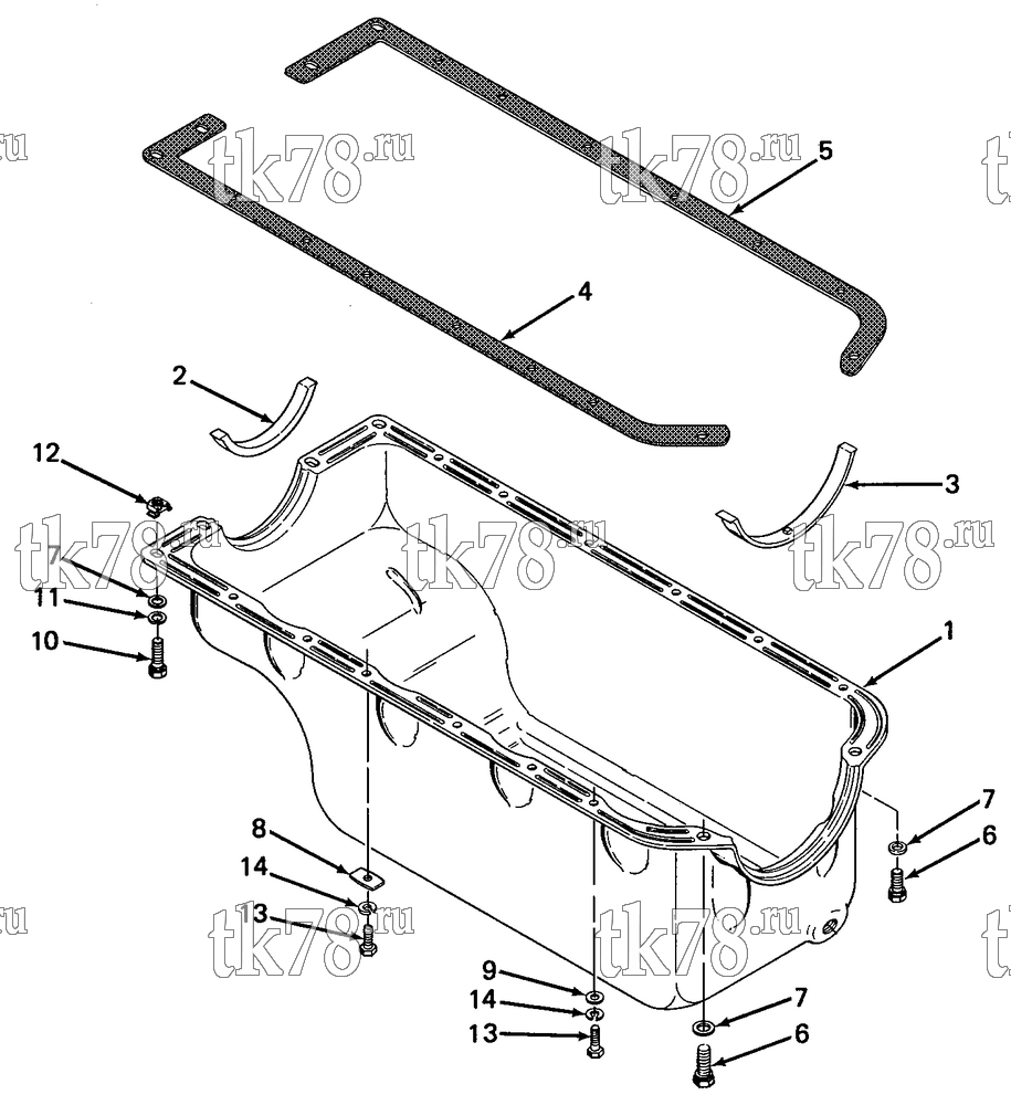 Каталог запчастей для Thermo King  OIL PAN GROUP