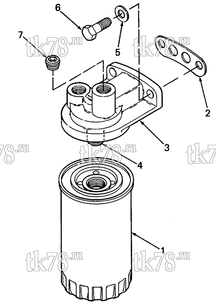 Каталог запчастей для Thermo King GTC-2 OIL FILTER GROUP