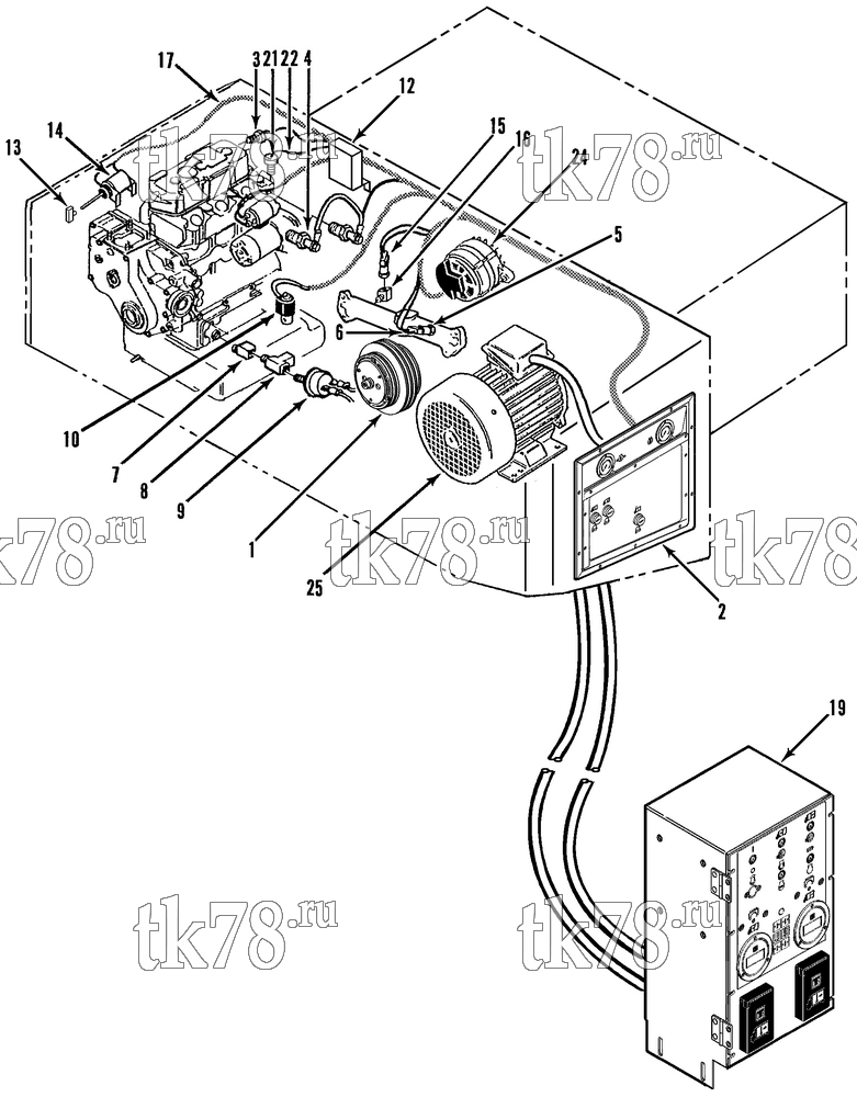 Каталог запчастей для Thermo King RD-I TCIA EMEIA SWITCHES & SENSORS