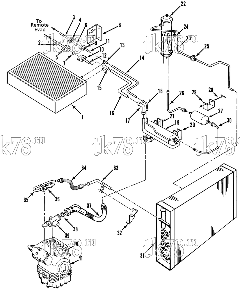 Каталог запчастей для Thermo King  REFRIGERATION COMPONENTS