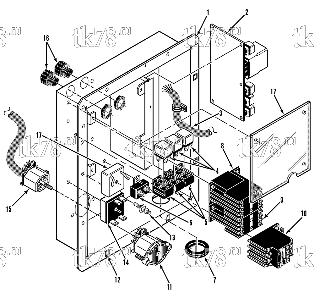 Каталог запчастей для Thermo King JD-I CONTROL BOX ASSEMBLY