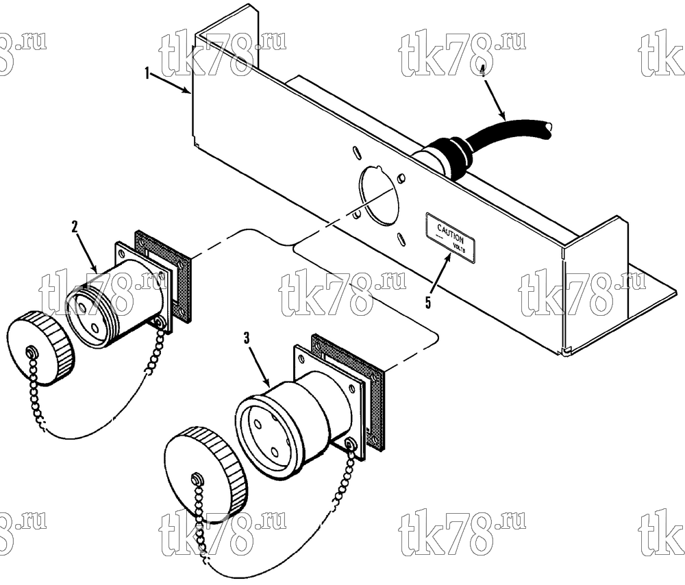 Каталог запчастей для Thermo King  POWER RECEPTACLE GROUP (M17A & M17B)
