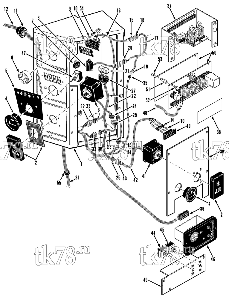 Каталог запчастей для Thermo King McTRL-I 30, 50 & 30 TC CONTROL BOX (SB-II 30 TC)