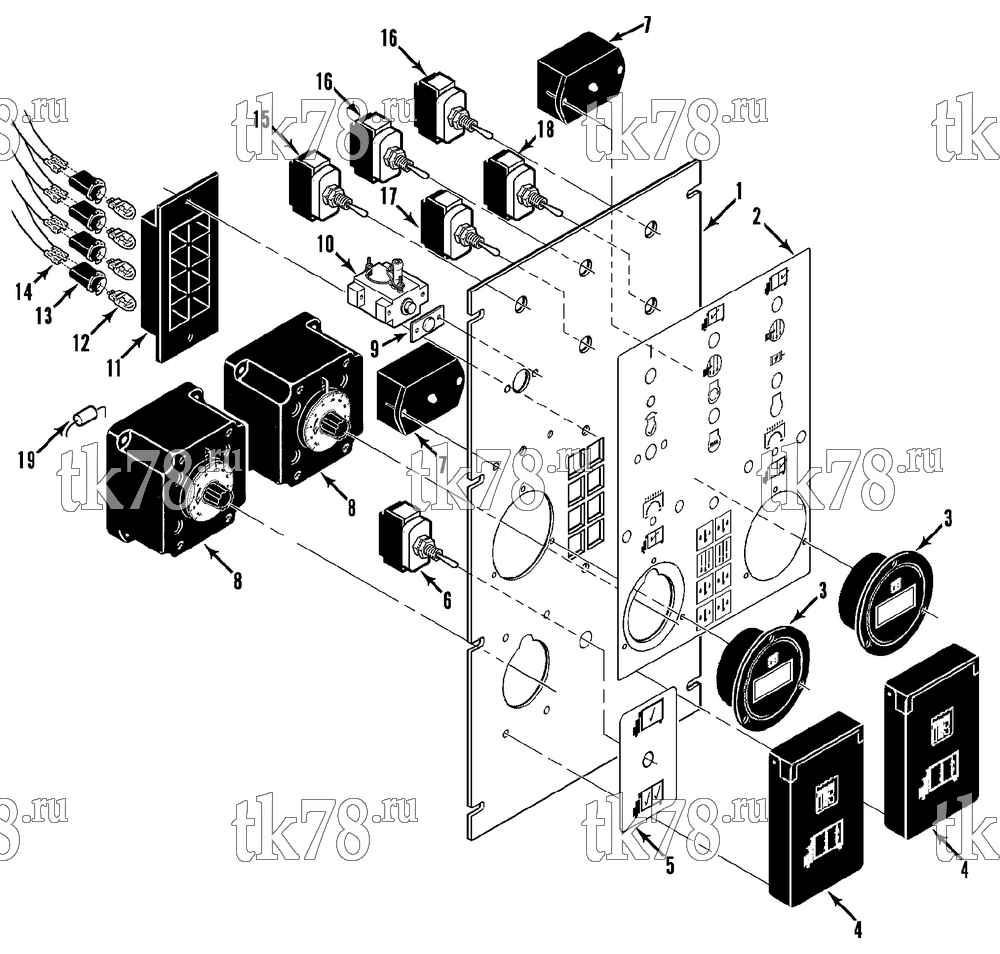 Каталог запчастей для Thermo King  CONTROL PANEL