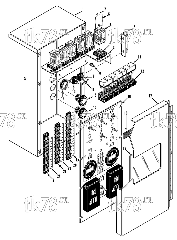 Каталог запчастей для Thermo King  CONTROL BOX
