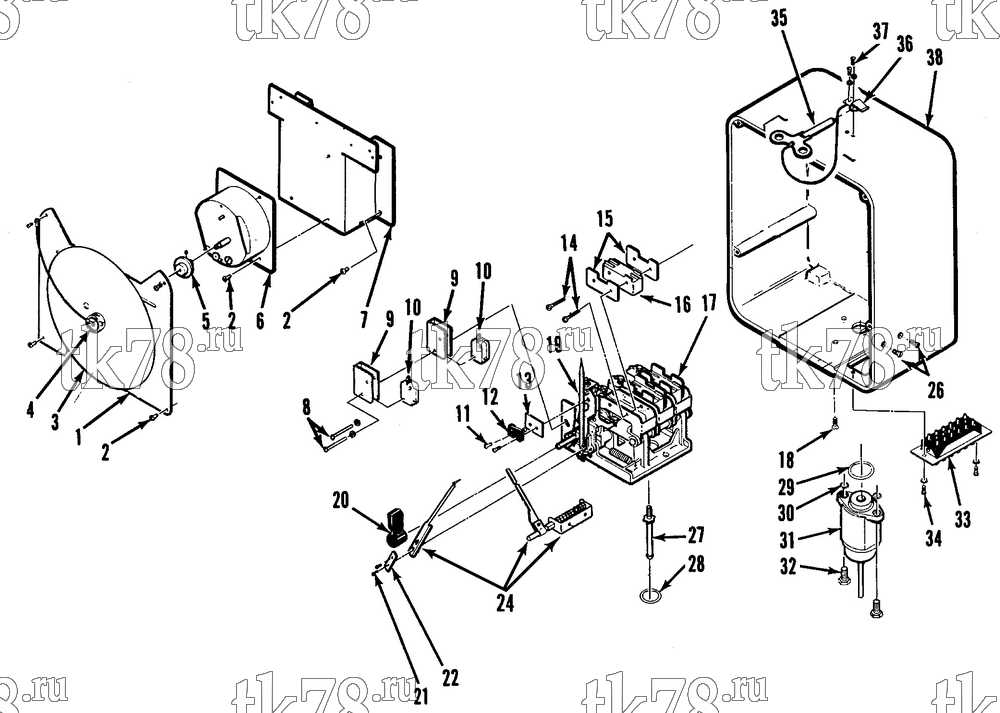 Каталог запчастей для Thermo King Recording Themostat & Thermometer THERMOSTAT ASSEMBLY - 31 DAY