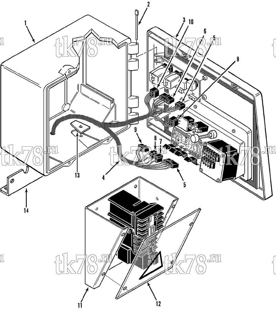 Каталог запчастей для Thermo King  CONTROL BOX ASSEMBLY