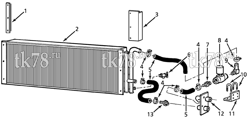 Каталог запчастей для Thermo King  HEATER COIL GROUP (THU8 M3)