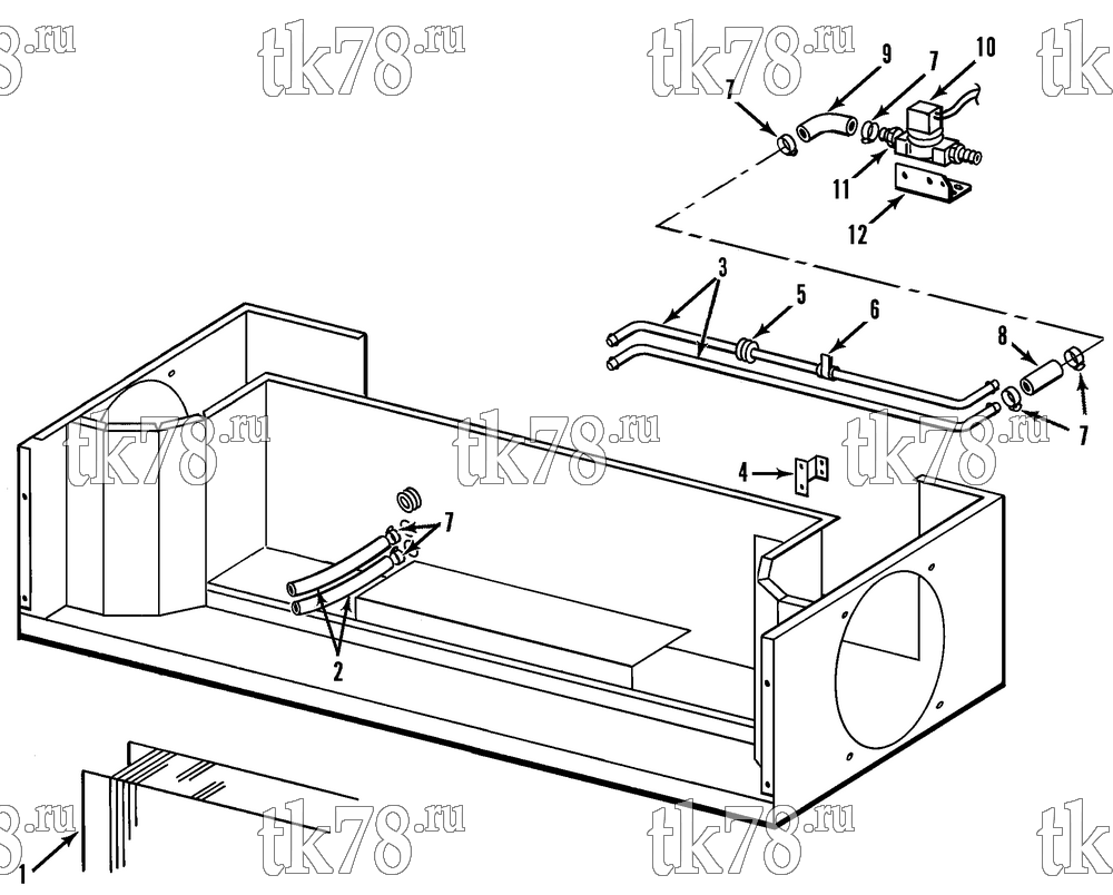 Каталог запчастей для Thermo King UH1-M1 HEATER COMPONENTS (UH1 M1 & UH1 M2)