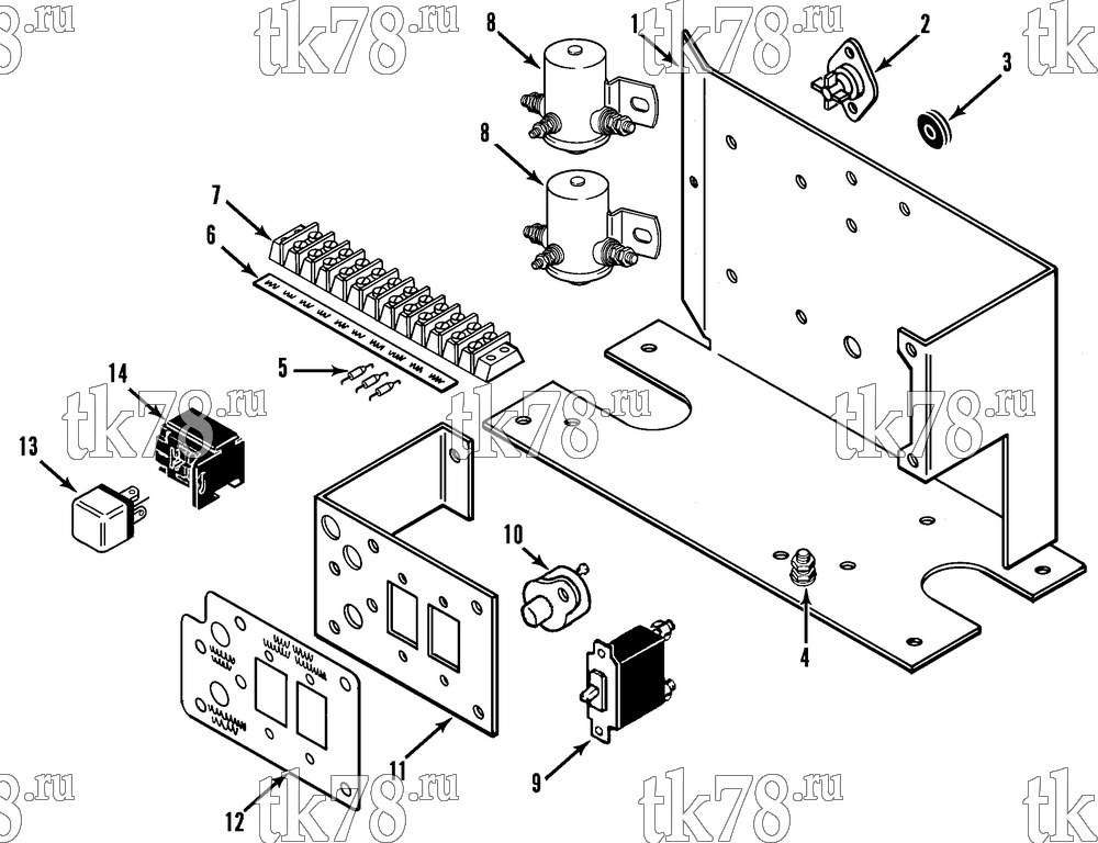 Каталог запчастей для Thermo King UH1-M1 CONTROL PANEL ASSEMBLY