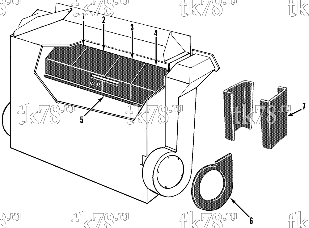 Каталог запчастей для Thermo King T6-M3 INSULATION (T6-M3 & M4A)