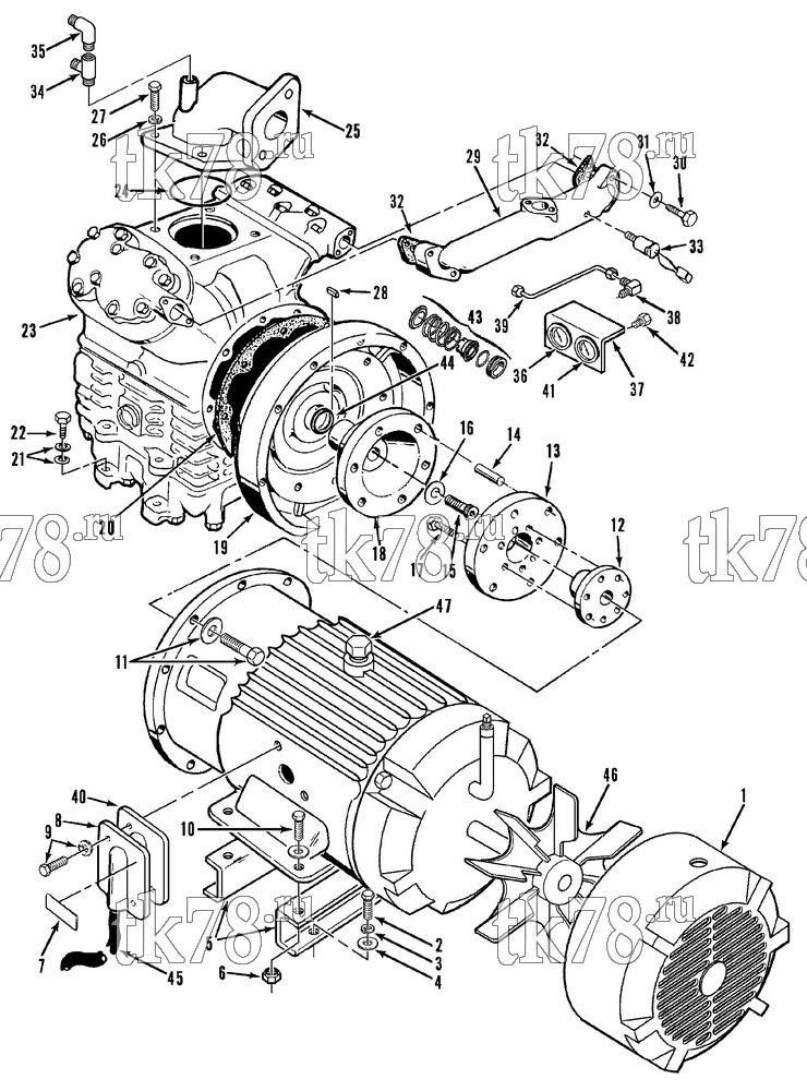 Каталог запчастей для Thermo King  POWER TRAY GROUP & GAUGES (M9, M9A)