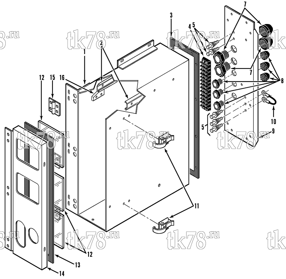 Каталог запчастей для Thermo King  CONTROL BOX GROUP