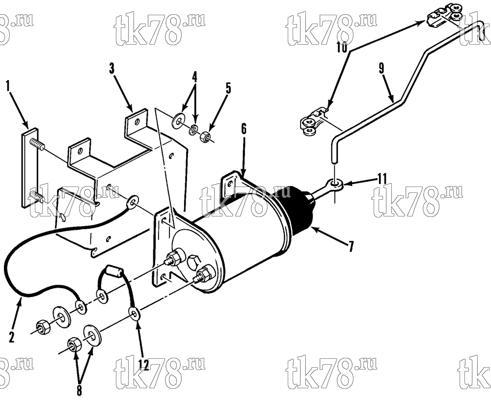 Каталог запчастей для Thermo King SMX-II 50 SR TCI THROTTLE SOLENOID GROUP