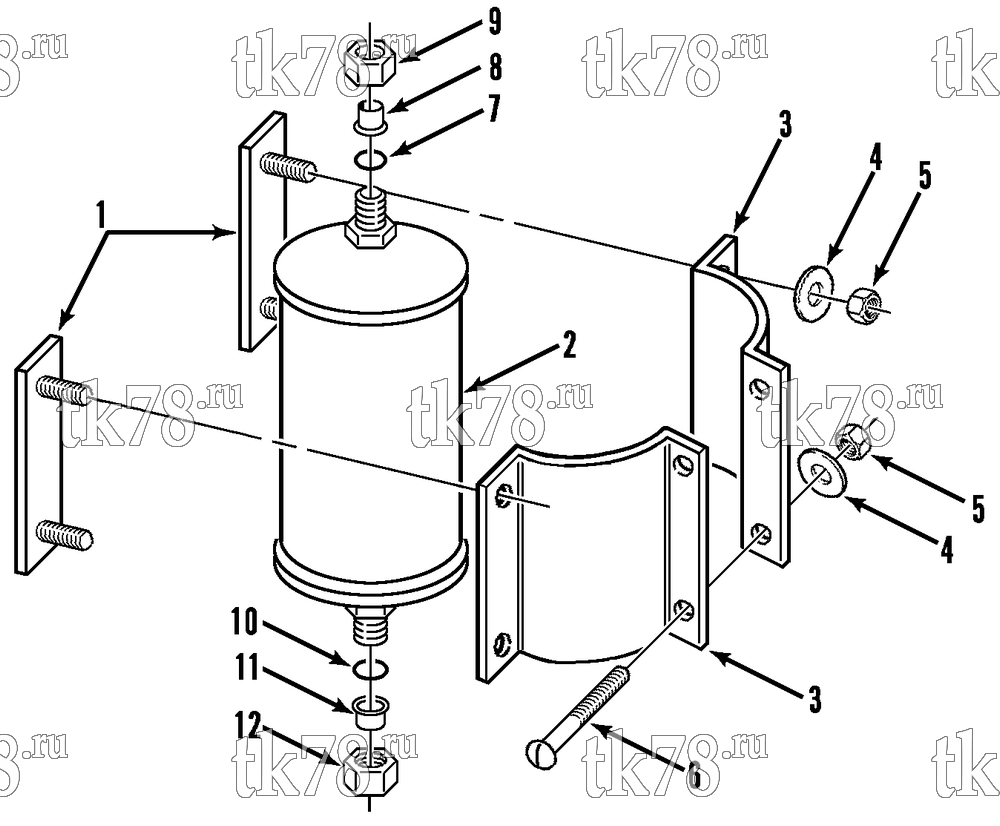Каталог запчастей для Thermo King Sentry MAX w/di 2.2 Engine DRIER GROUP (w/ O-RING FITTINGS)