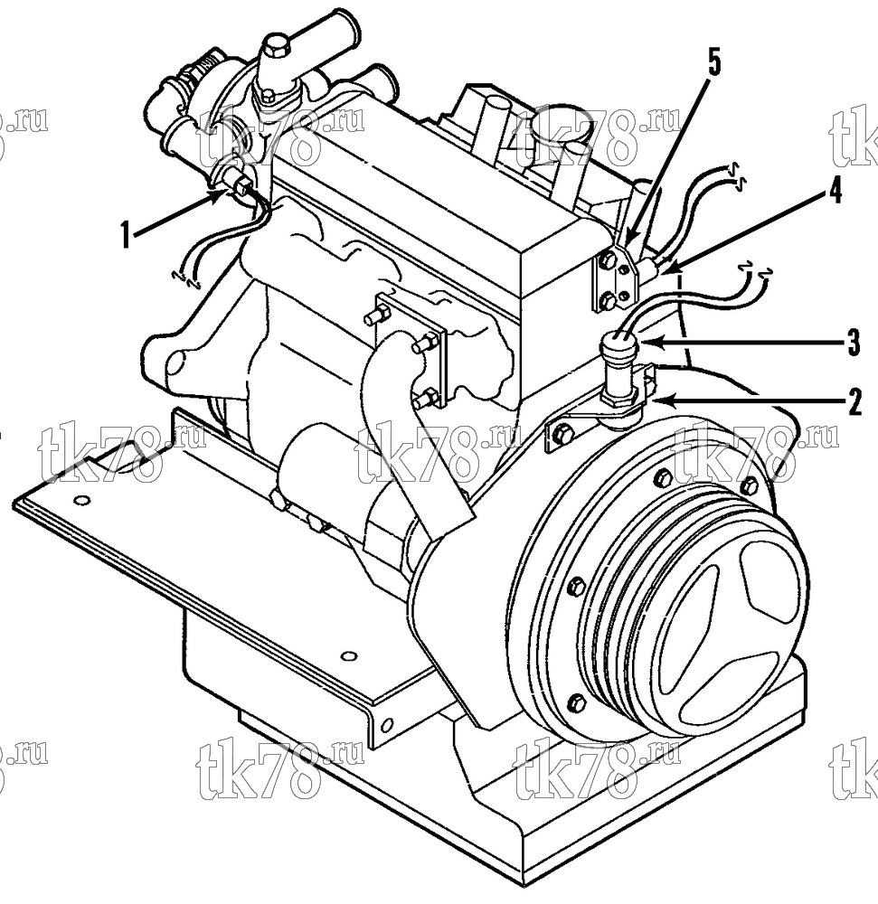 Каталог запчастей для Thermo King  CYCLE SENTRY COMPONENTS (ENGINE)