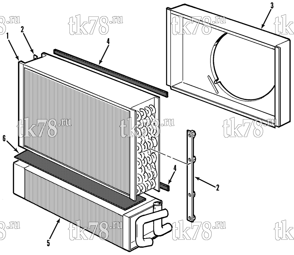 Каталог запчастей для Thermo King  RADIATOR & COIL GROUP