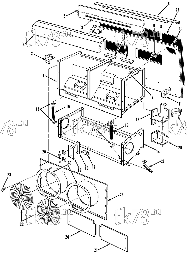 Каталог запчастей для Thermo King  STRUCTURAL COMPONENTS