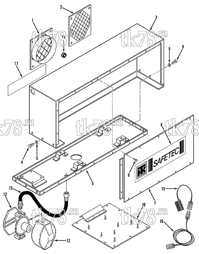 Каталог запчастей для Thermo King  CABINET COMPONENTS (ST37-25)