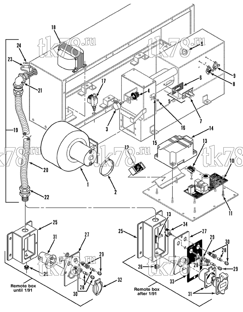 Каталог запчастей для Thermo King  ELECTRICAL COMPONENTS (ST37-25)