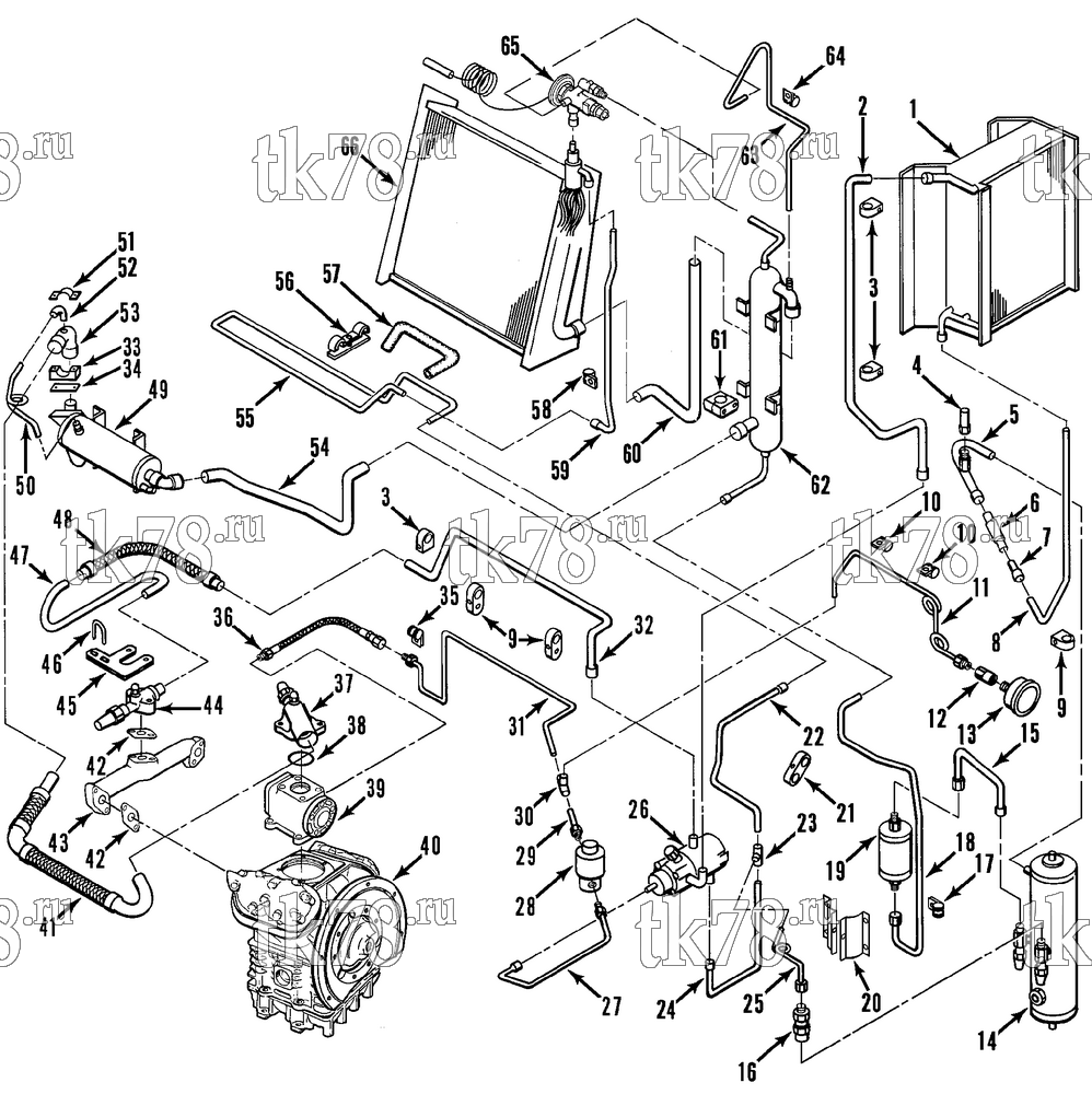 Каталог запчастей для Thermo King  REFRIGERATION COMPONENTS