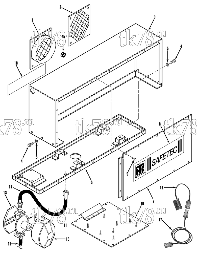 Каталог запчастей для Thermo King  CABINET COMPONENTS (ST37-20)