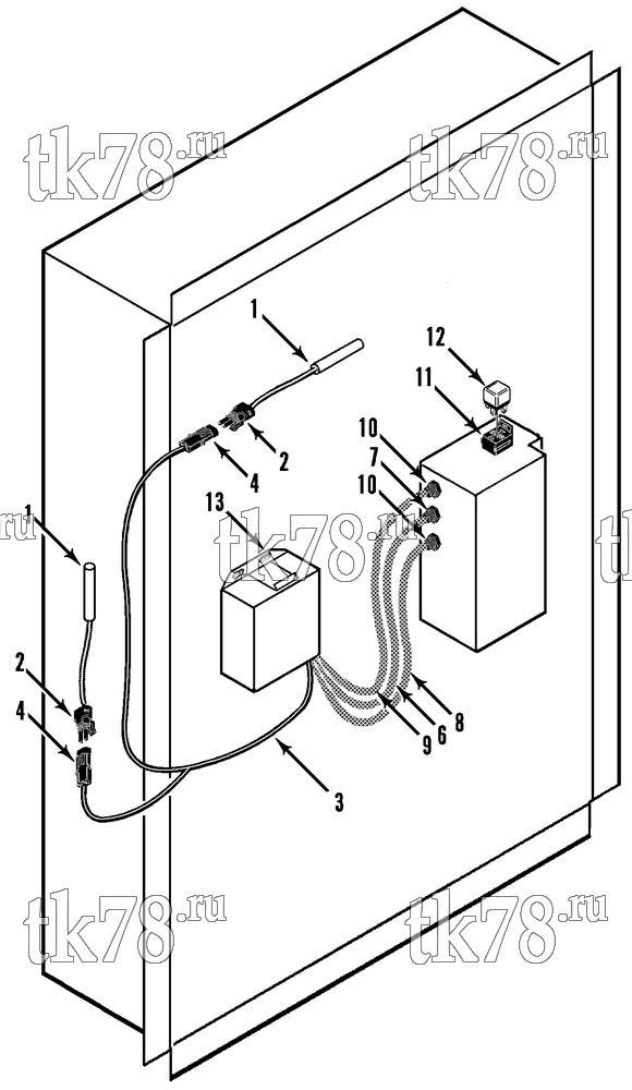 Каталог запчастей для Thermo King  ELECTRICAL COMPONENTS (CF 50 M32)
