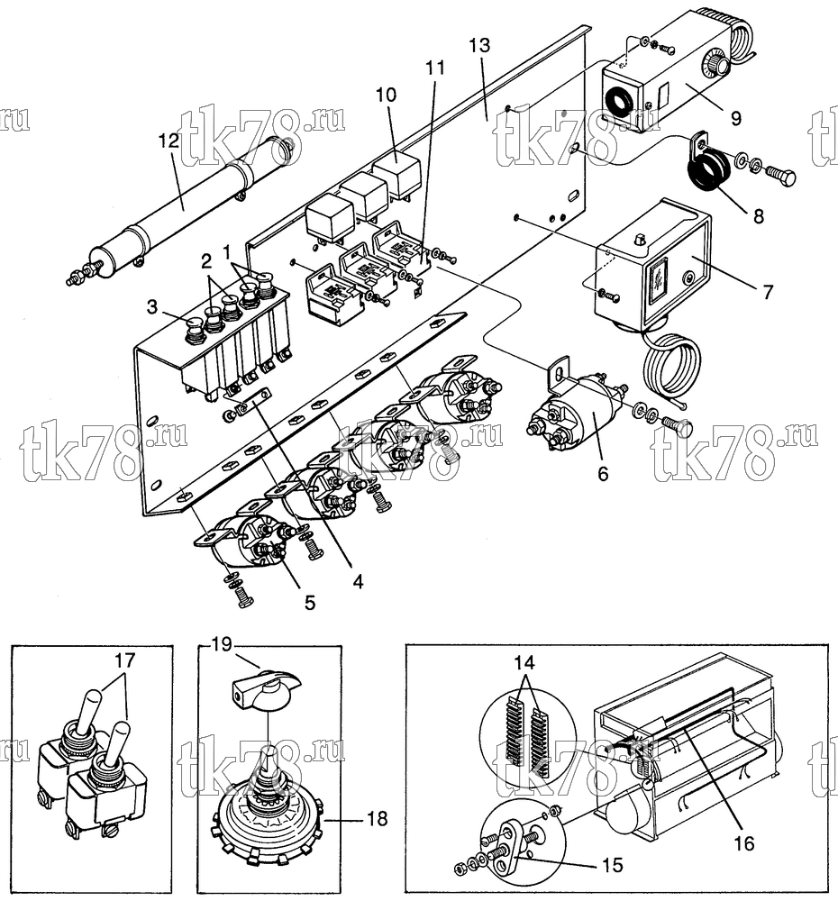 Каталог запчастей для Thermo King TSAB-1 Prepared for Skillcraft Industries Inc. CONTROL PANEL