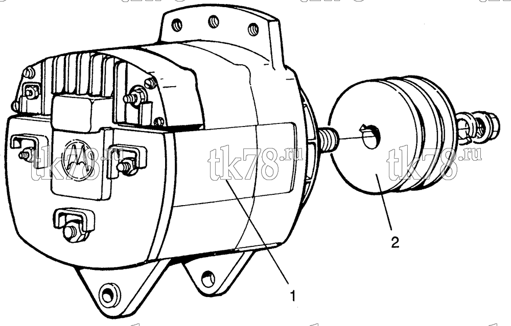 Каталог запчастей для Thermo King TSB-1 ALTERNATOR GROUP