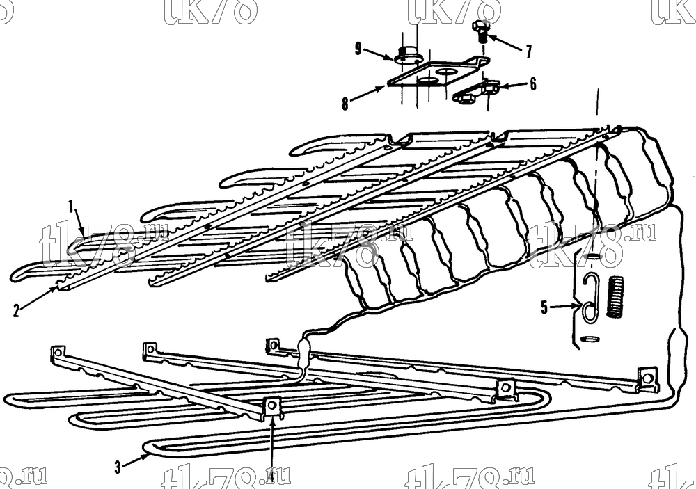 Каталог запчастей для Thermo King  ELECTRIC HEATER GROUP