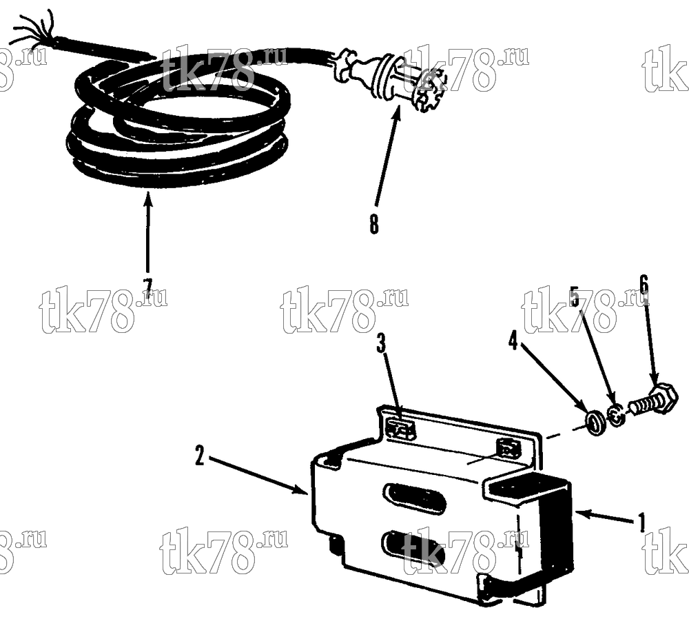 Каталог запчастей для Thermo King  POWER CABLES, PLUG, BATTERY