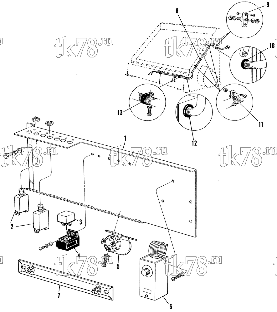 Каталог запчастей для Thermo King  ELECTRICAL CONTROL PANEL