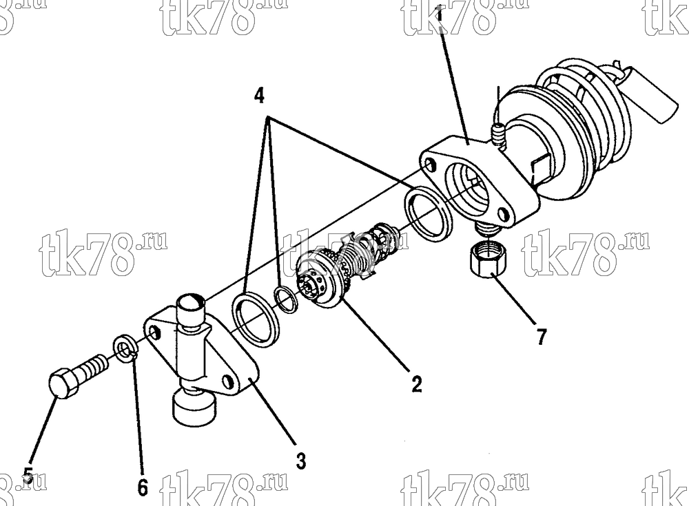 Каталог запчастей для Thermo King VRT-2 System EXPANSION VALVE GROUP