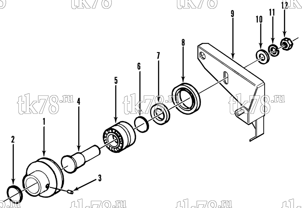 Каталог запчастей для Thermo King  IDLER PULLEY GROUP
