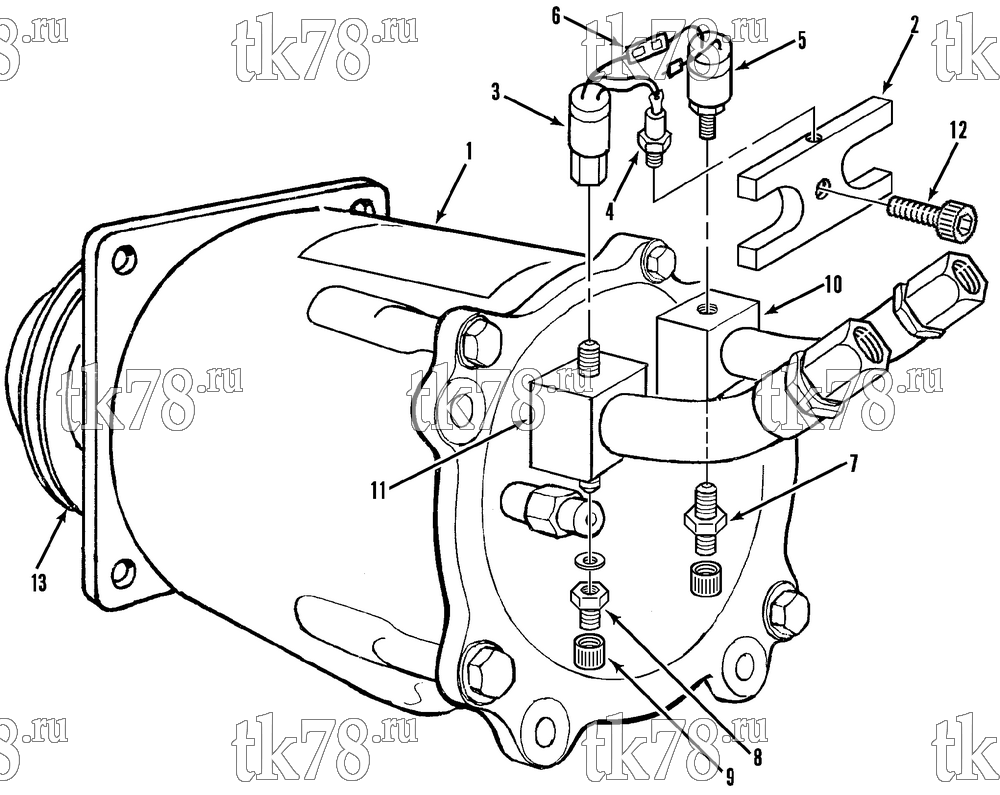 Каталог запчастей для Thermo King  COMPRESSOR GROUP (After 2/81)